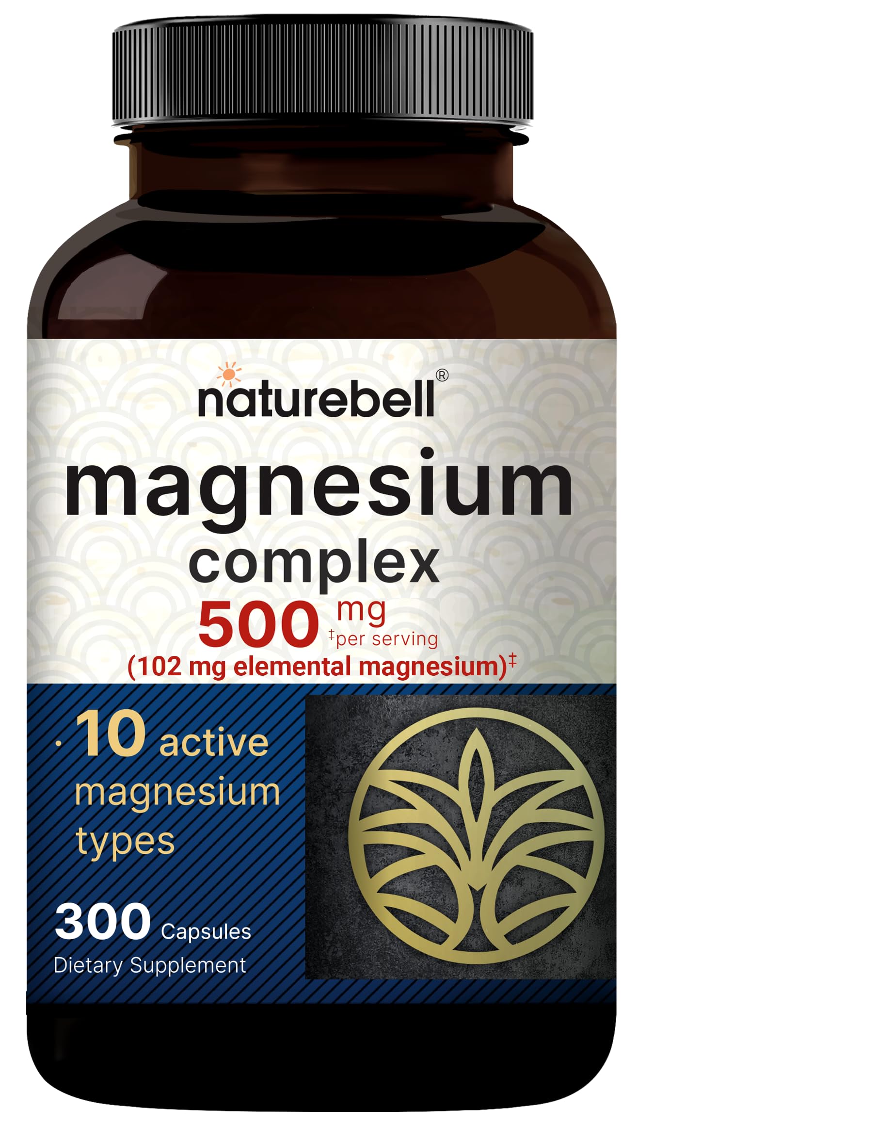 Magnesium Complex Supplement | Chelated Formula | Non-GMO

