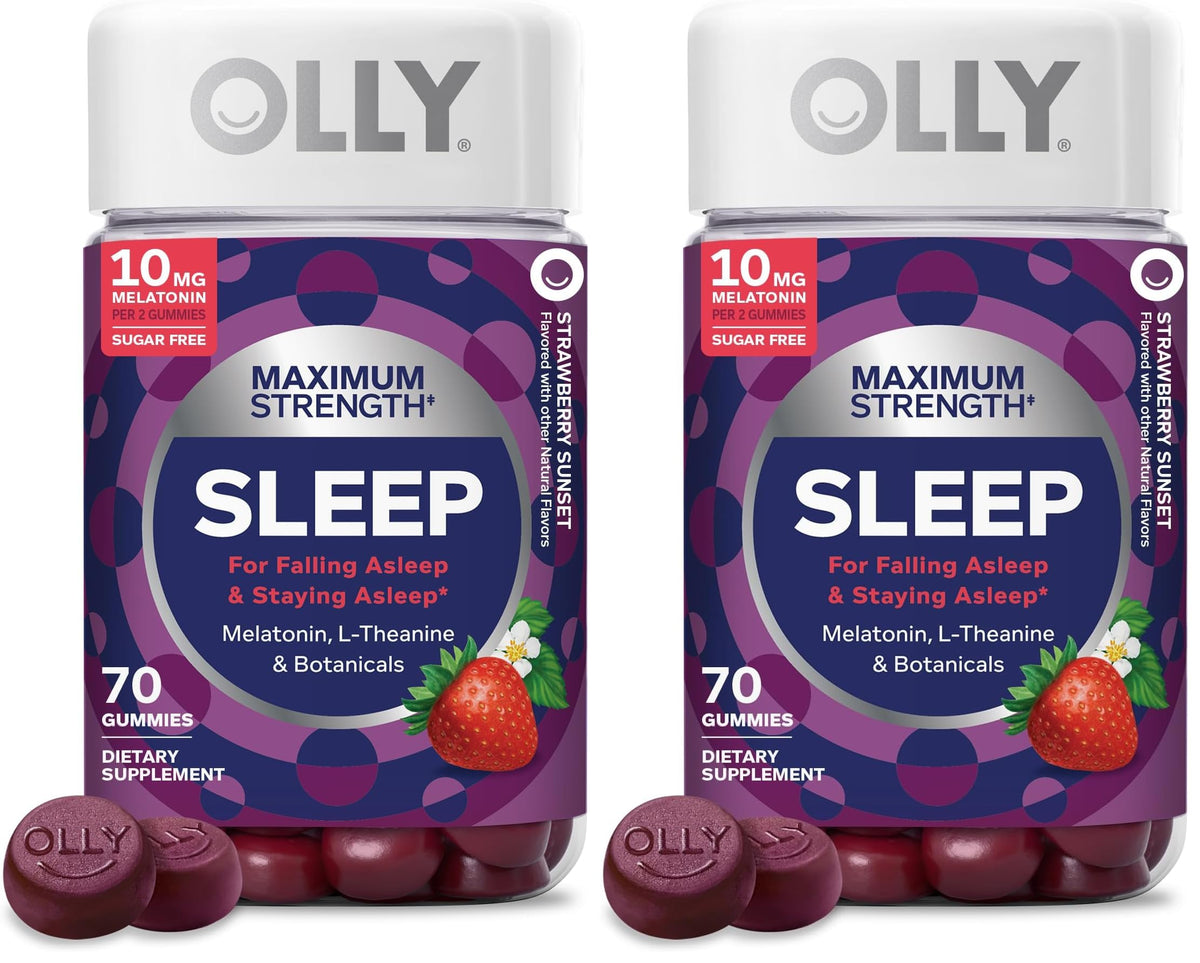 Olly Max Strength Sleep Gummy with Melatonin & L-Theanine