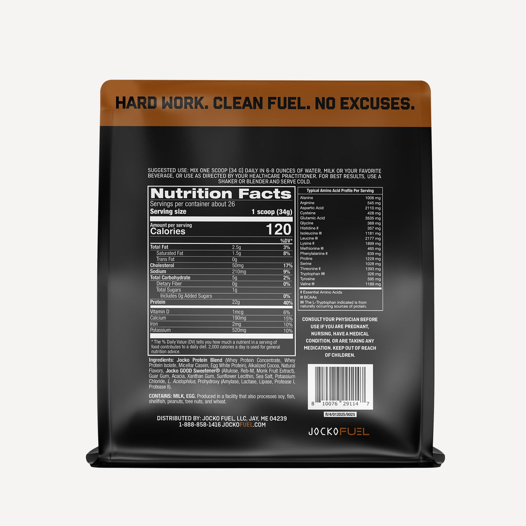 Jocko Fuel Whey Protein Powder with Digestive Enzymes

