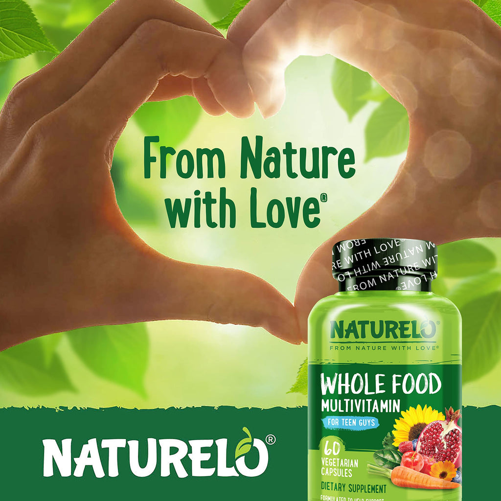 Naturelo Teen Multivitamin for Teenage Boys – Whole Food

