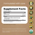 NaturaLife Labs Organic Ashwagandha 2100 mg – Full Spectrum

