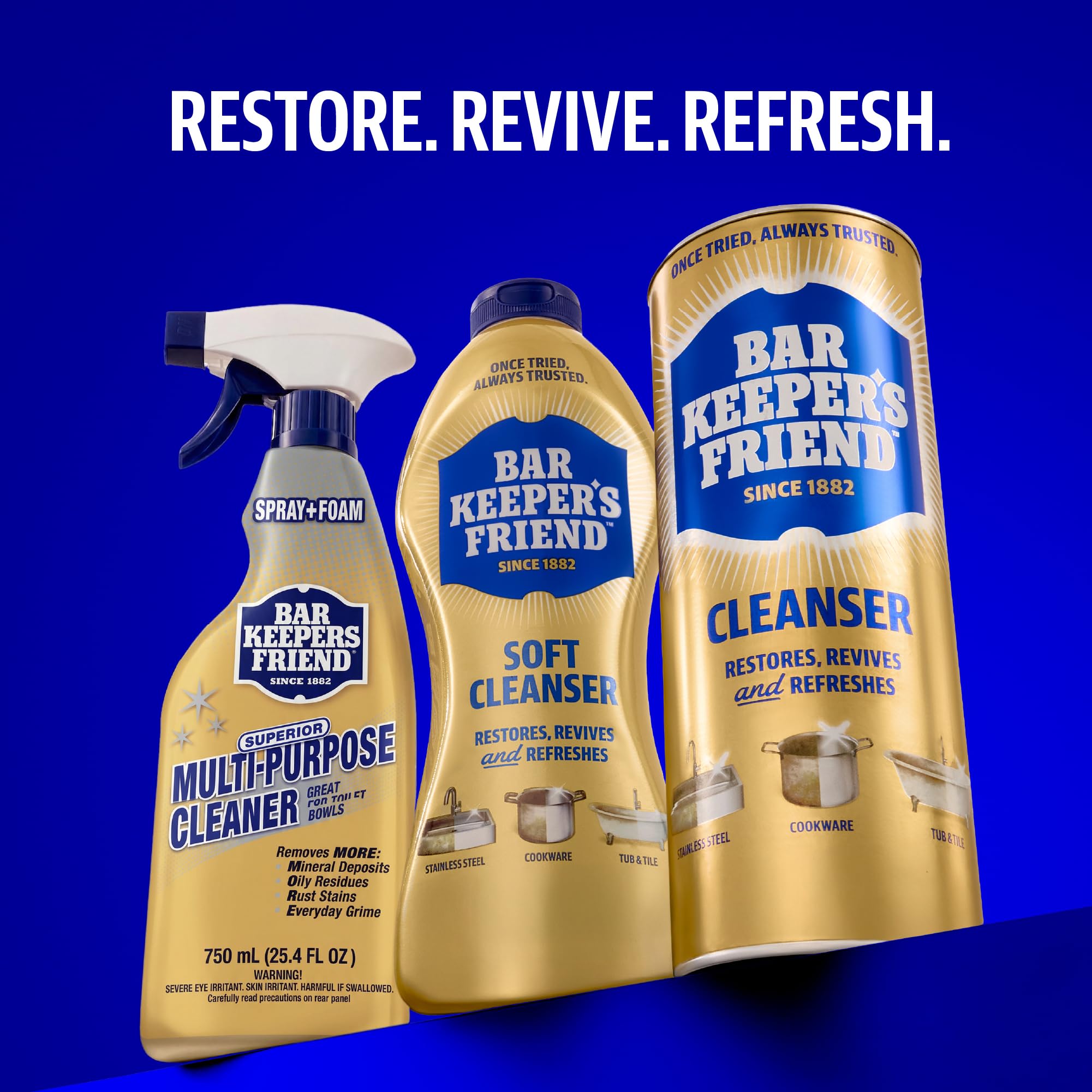 Bar Keepers Friend Soft Cleanser Liquid|Multisurface Cleaner


