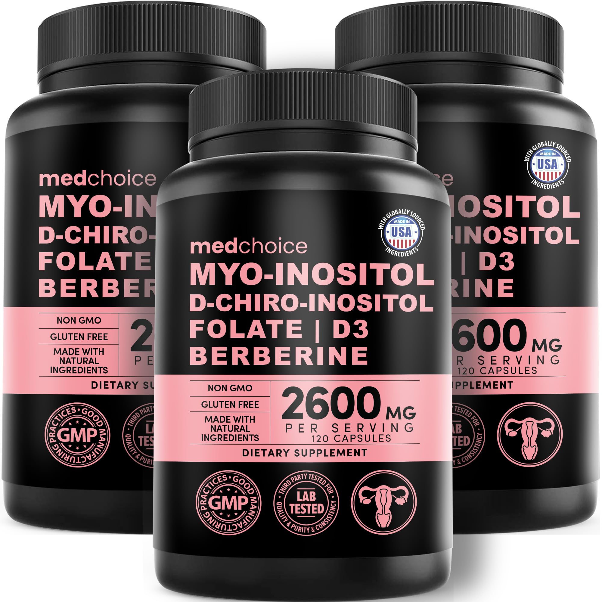 14-in-1 Women’s Inositol Complex Supplement for Hormone Balance