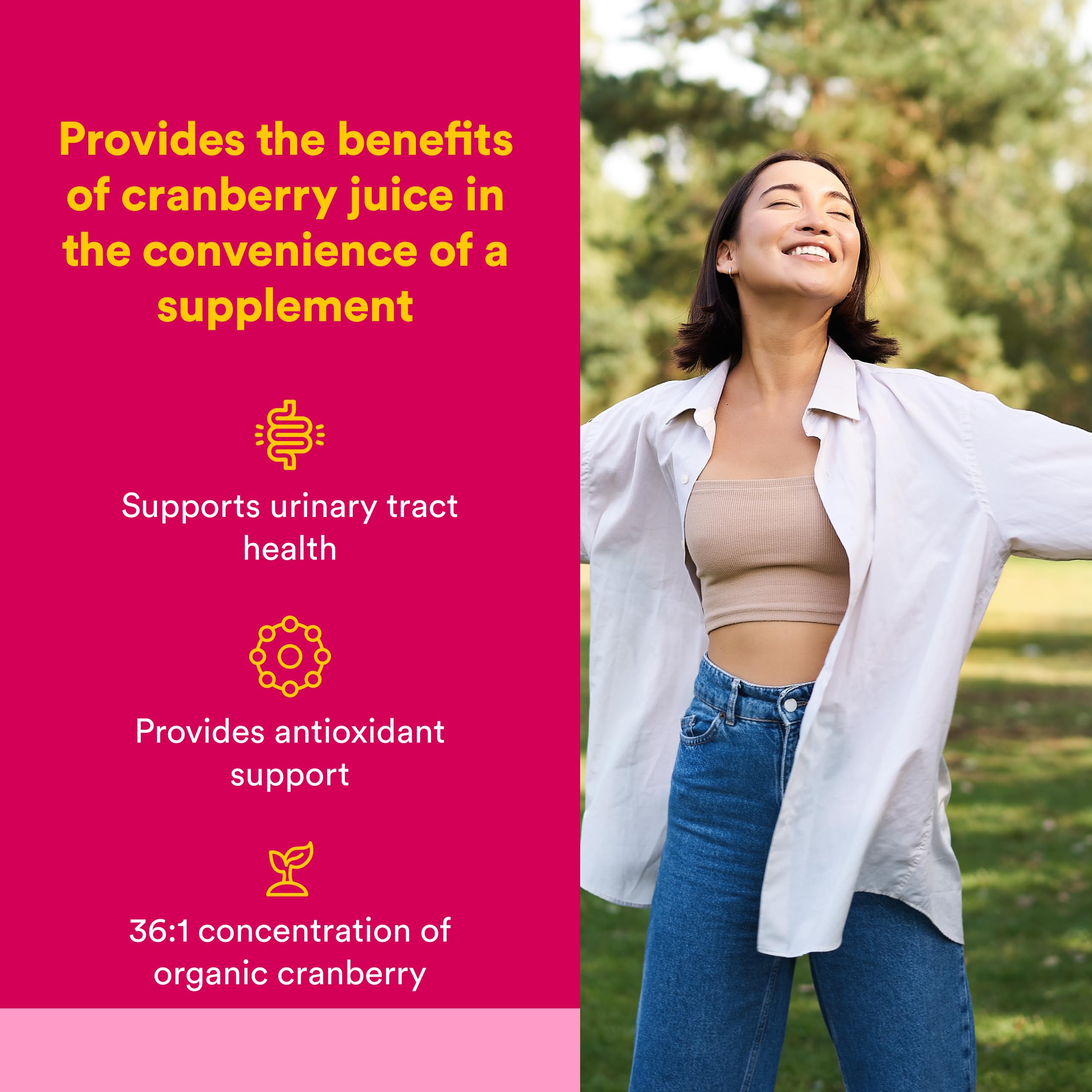 CranRich Cranberry Concentrate Supplement for Urinary Health

