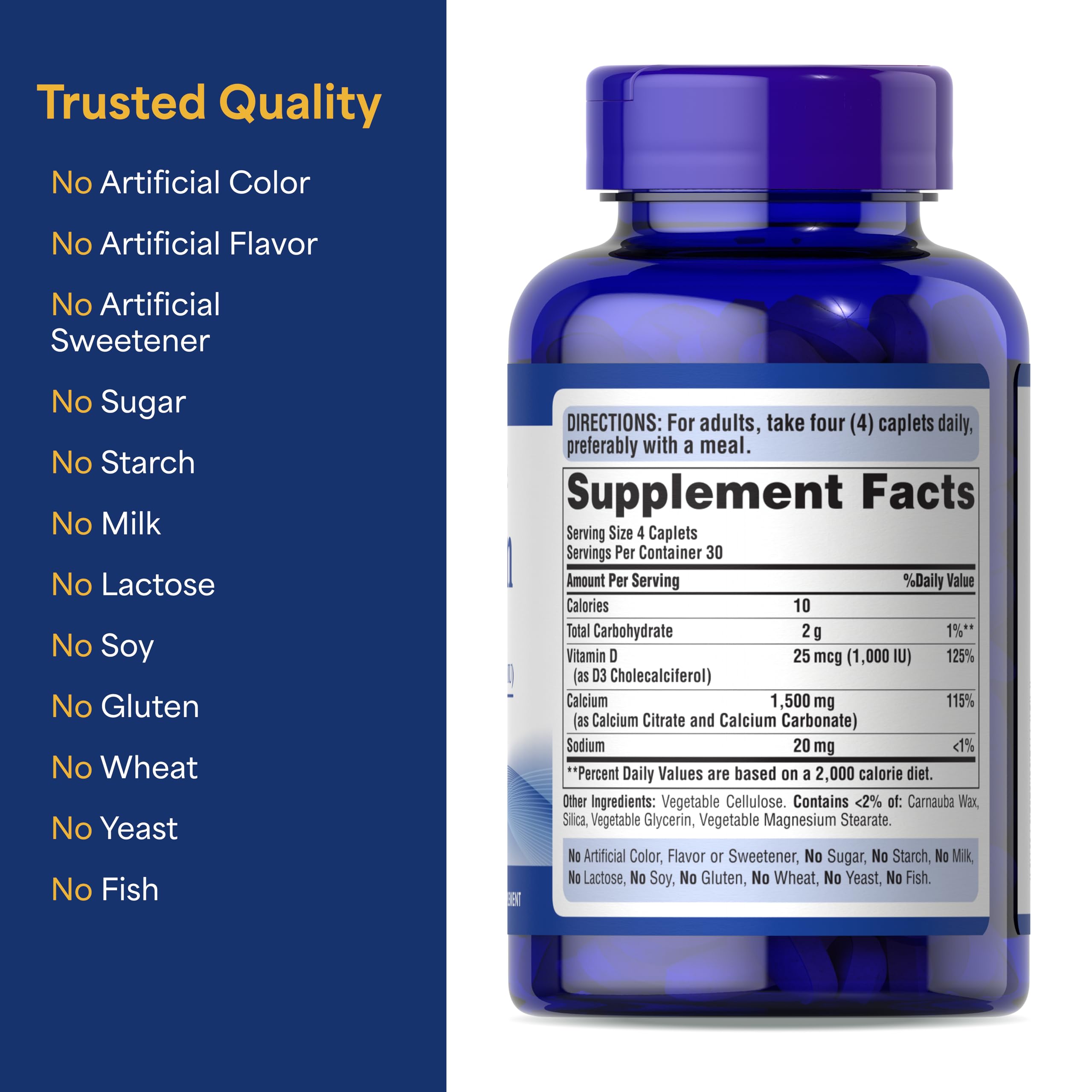 Puritan's Pride Calcium with Vitamin D for Bone Health

