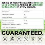 BrocElite Stabilized Sulforaphane Broccoli Supplement

