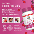 MaryRuth's Organics Biotin Gummies - Sugar Free Hair Skin Nails

