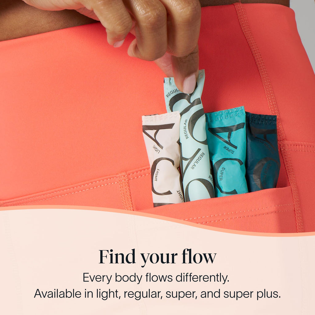 Cora Organic Cotton Feminine Care with Easy-Grip Applicator

