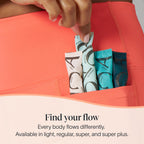 Cora Organic Cotton Feminine Care with Easy-Grip Applicator

