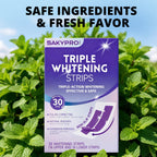 SAKYPRORAL Purple Teeth Whitening Strips - Enamel Safe

