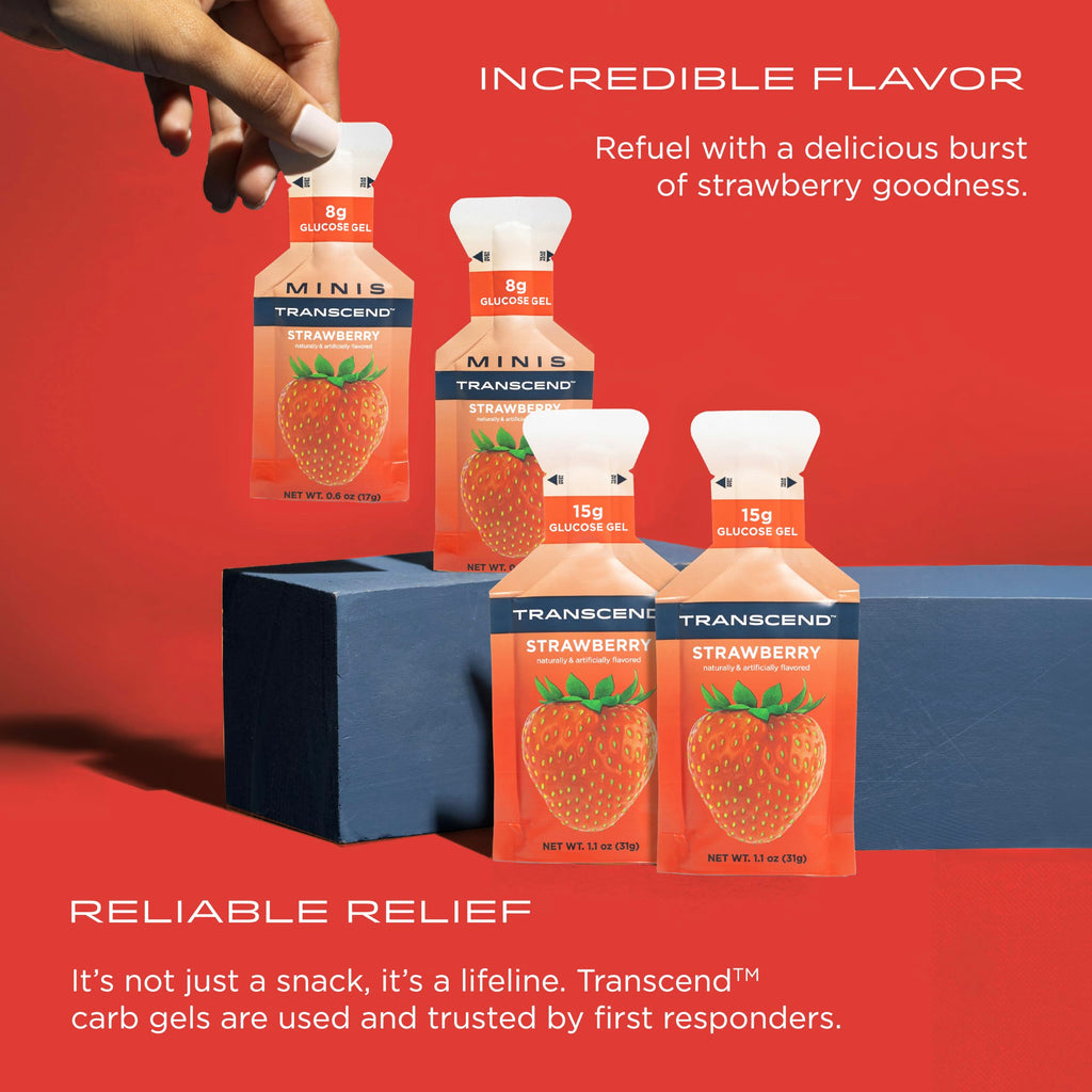 Carb Gel by Transcend Foods - Fast-Acting, Gluten Free

