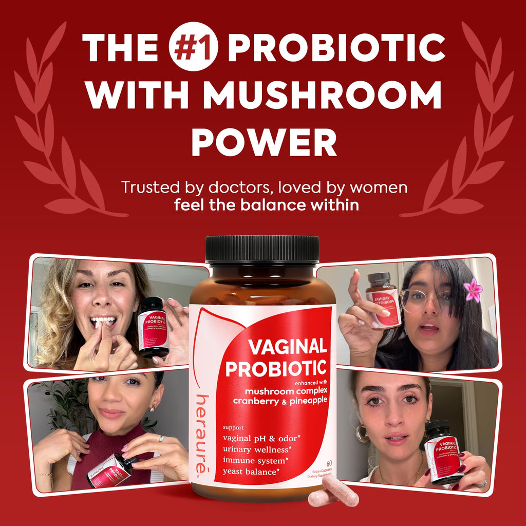 HerAure Vaginal Probiotics for Women | pH Balance & Odor


