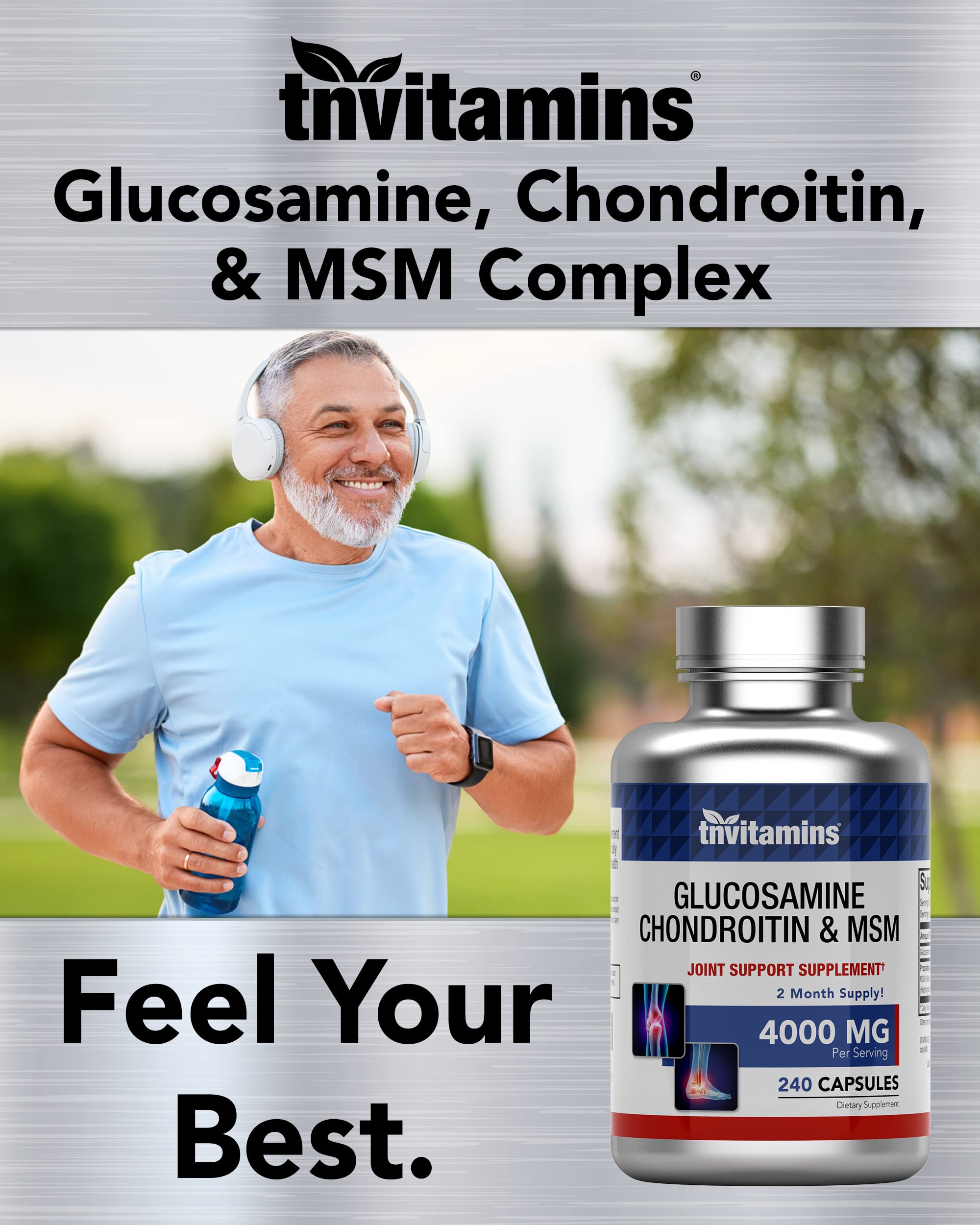 tnvitamins Glucosamine Chondroitin MSM Capsules

