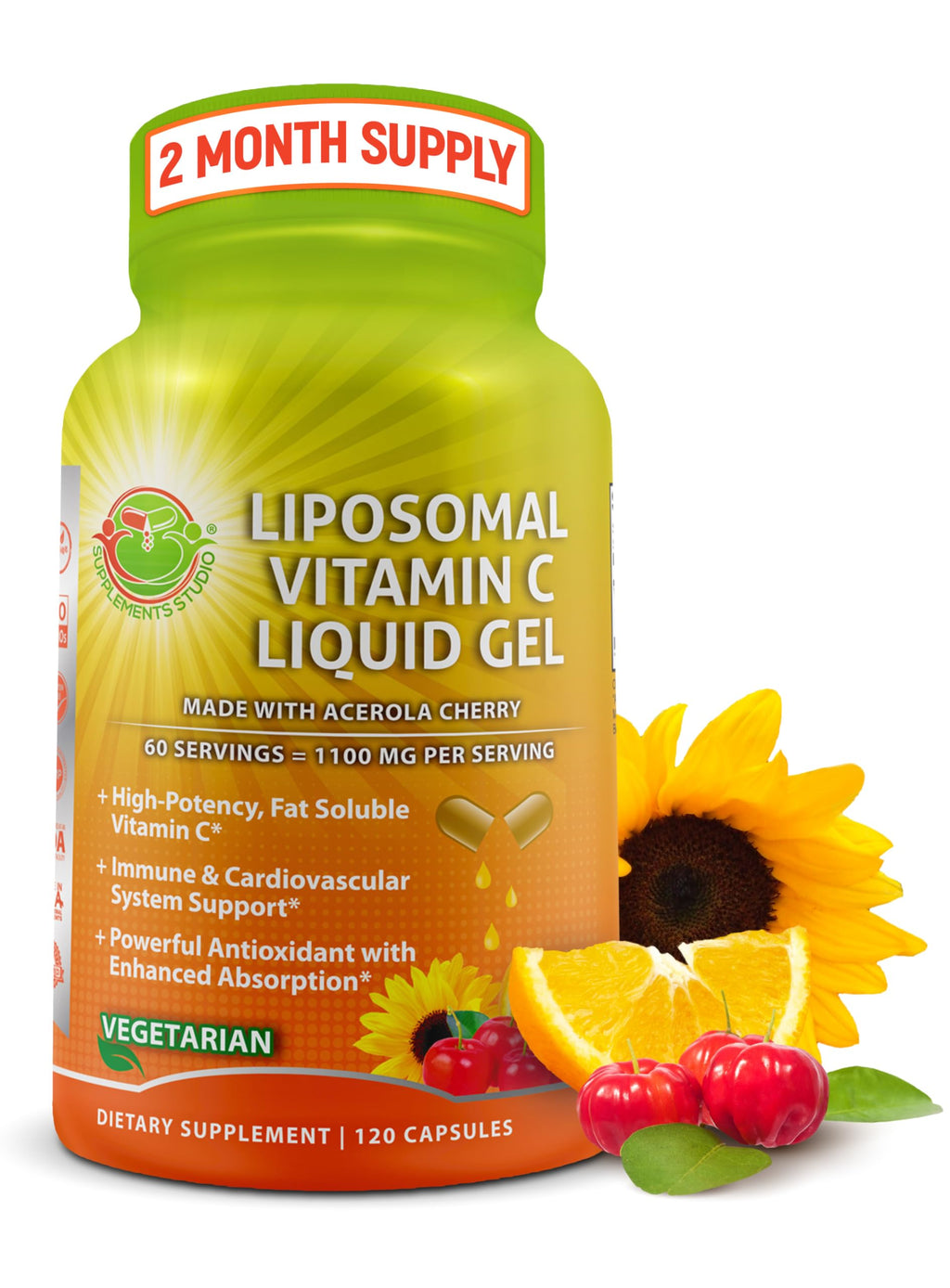 Whole Food Vitamin C Complex Supplement