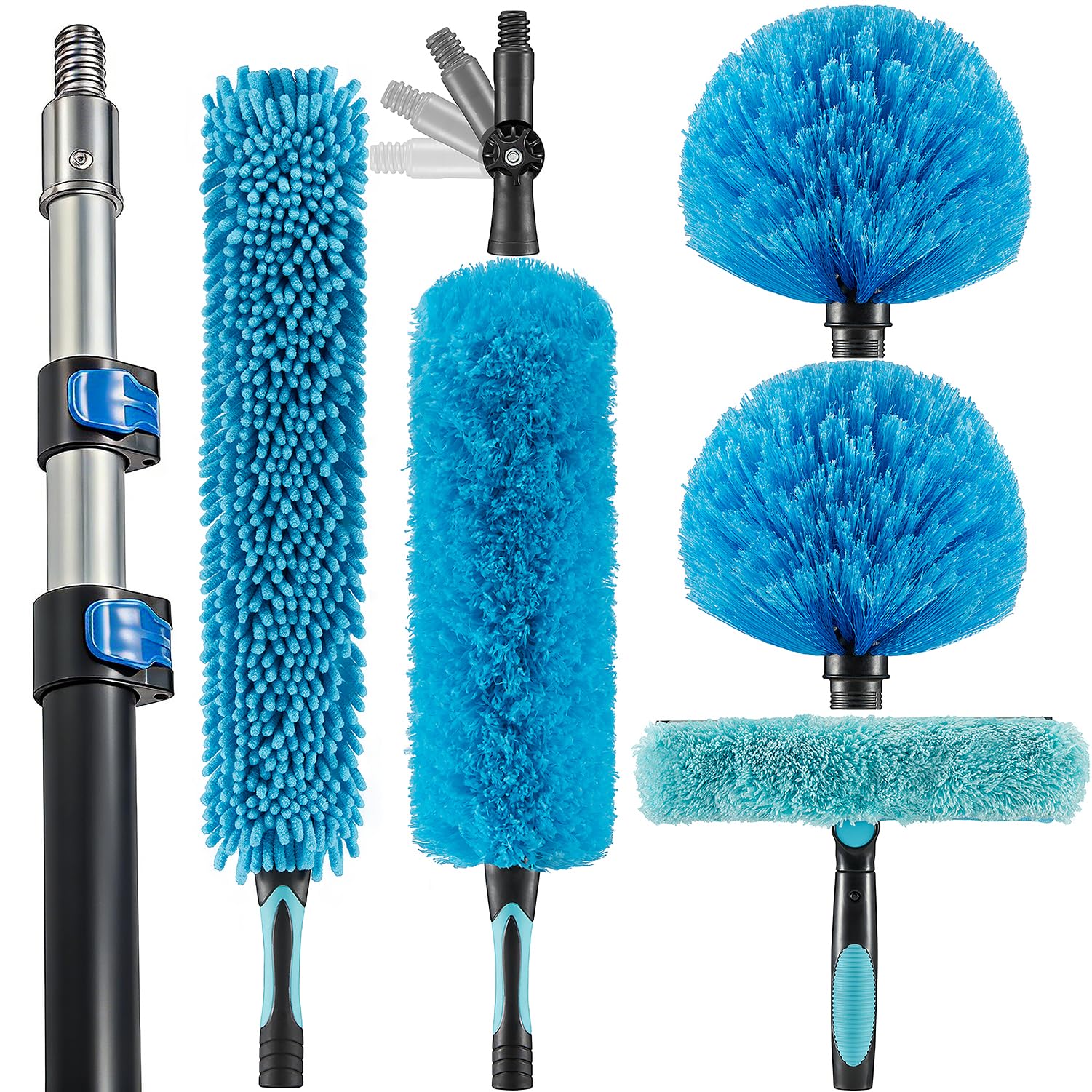 High Ceiling Duster Kit | Telescopic Aluminum Pole

