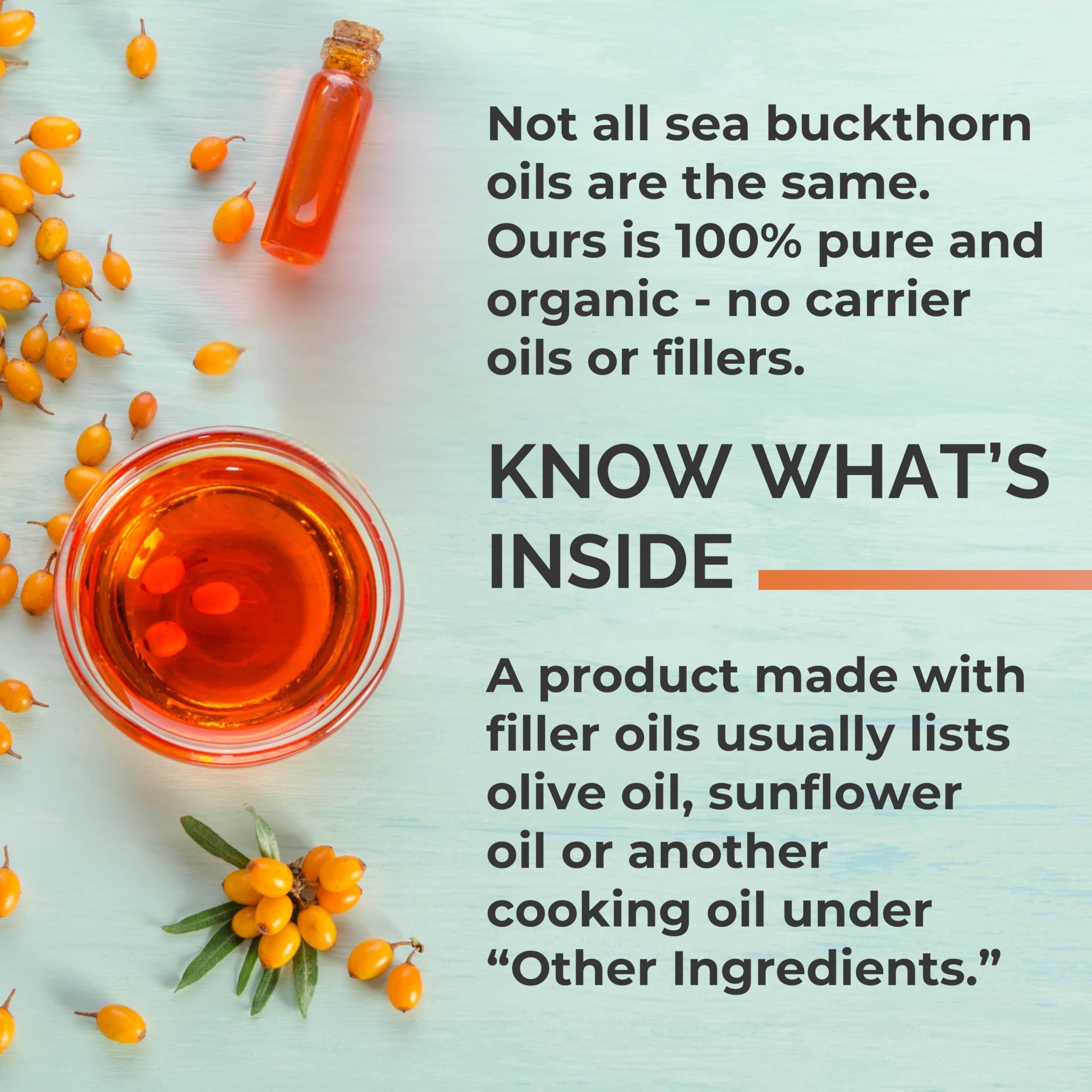 SeabuckWonders Organic Sea Buckthorn Oil Softgels

