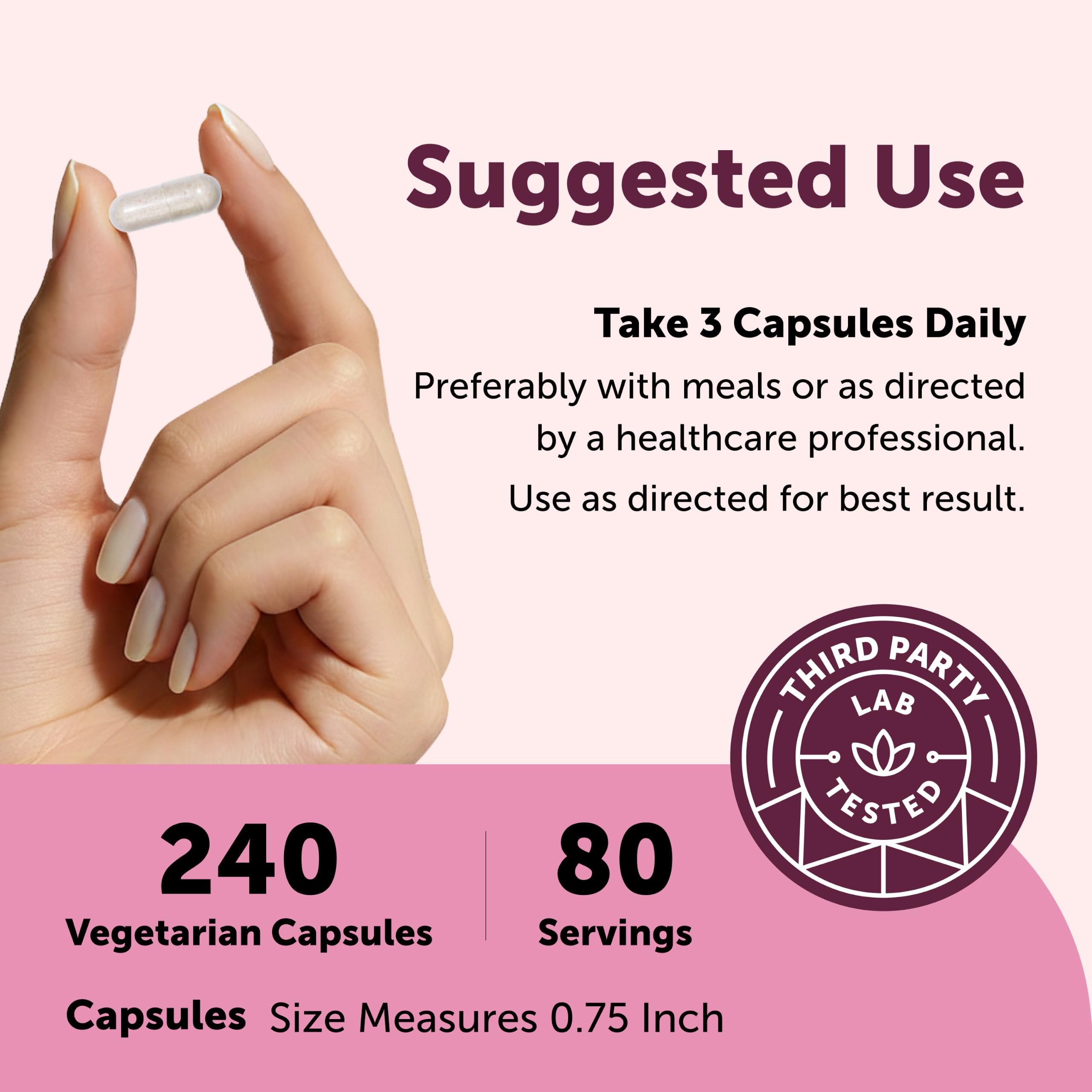 Micro Ingredients D Mannose Capsules Cranberry & Probiotics

