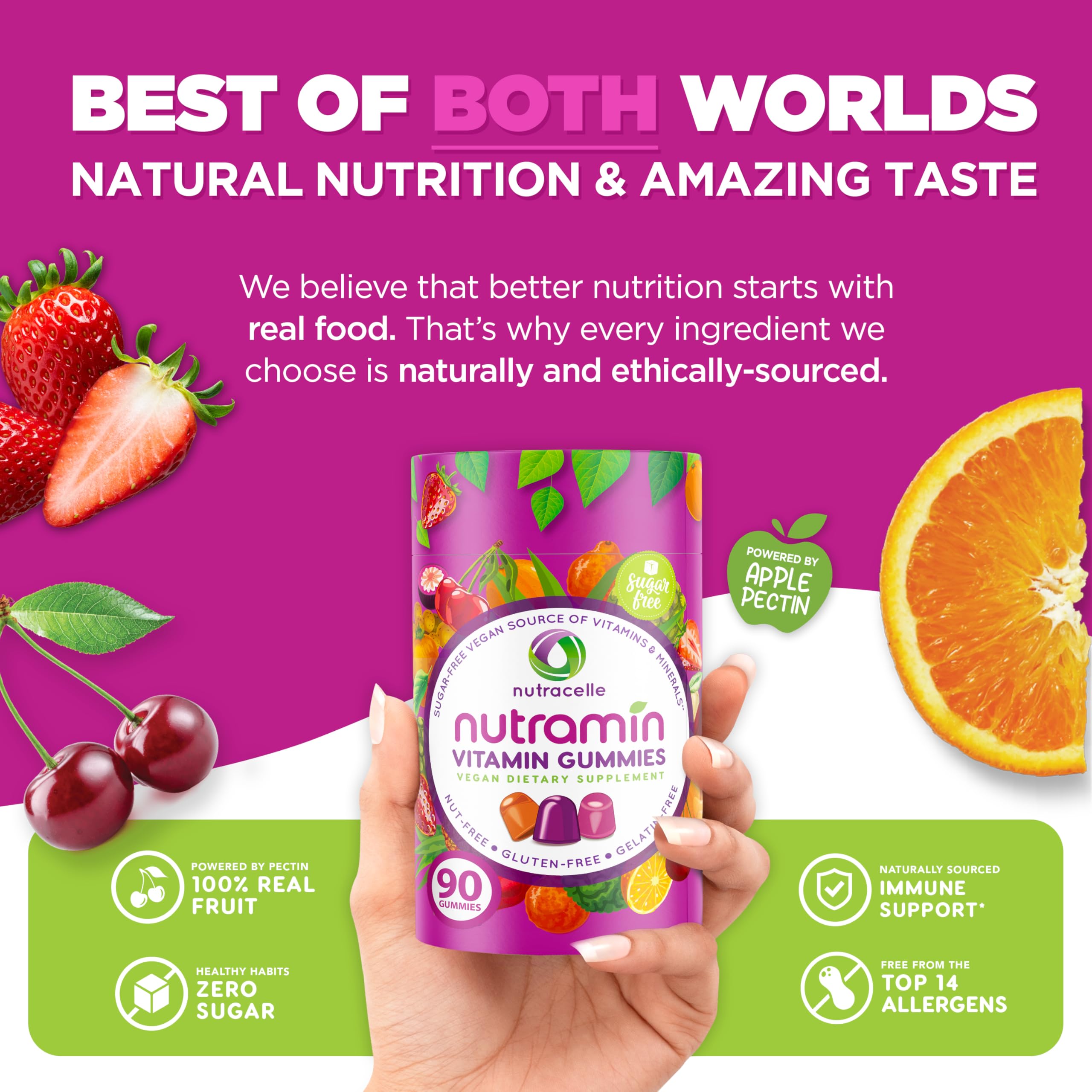 Nutramin Vegan Multivitamin Gummies for Immunity


