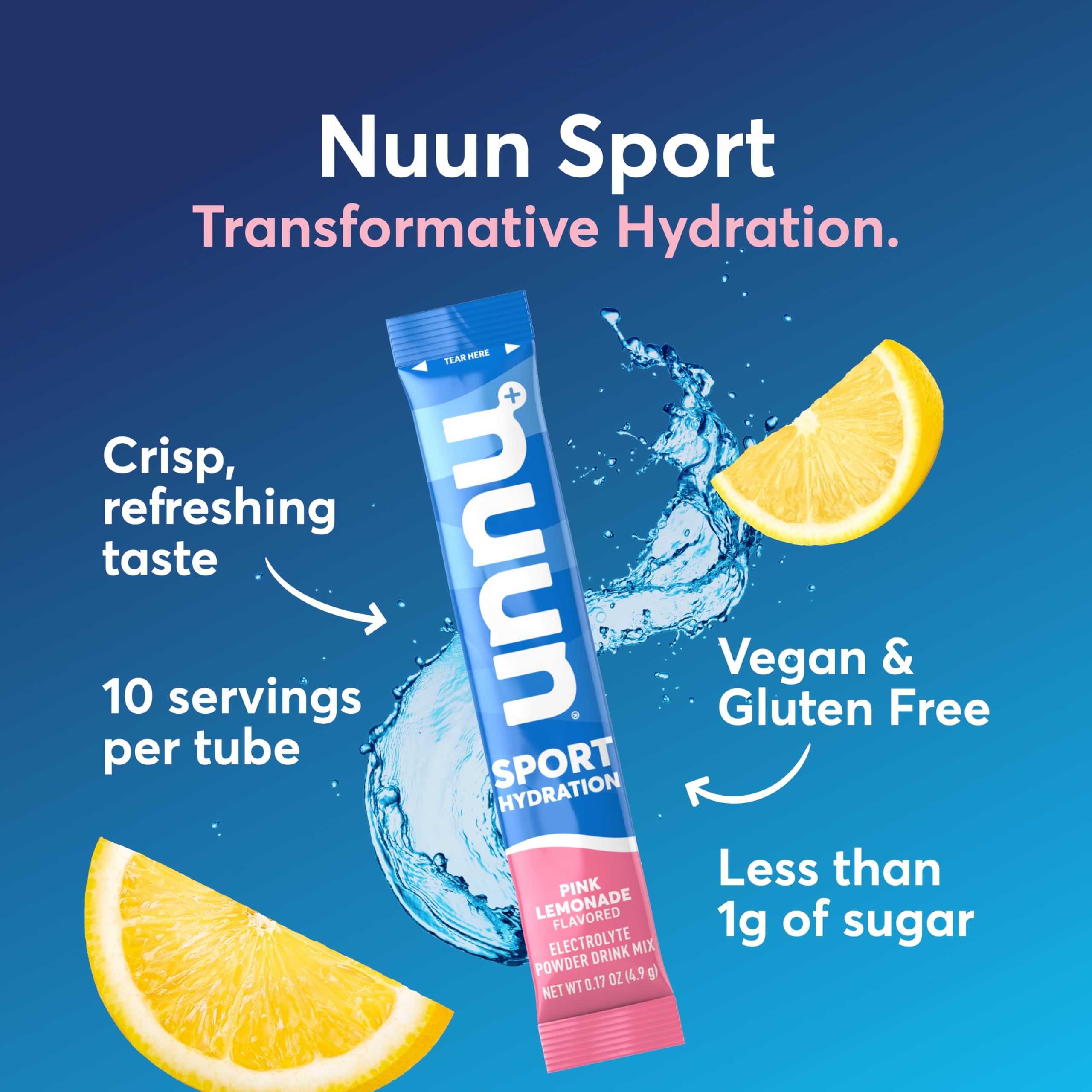 Nuun Sport Electrolyte Packets for Hydration


