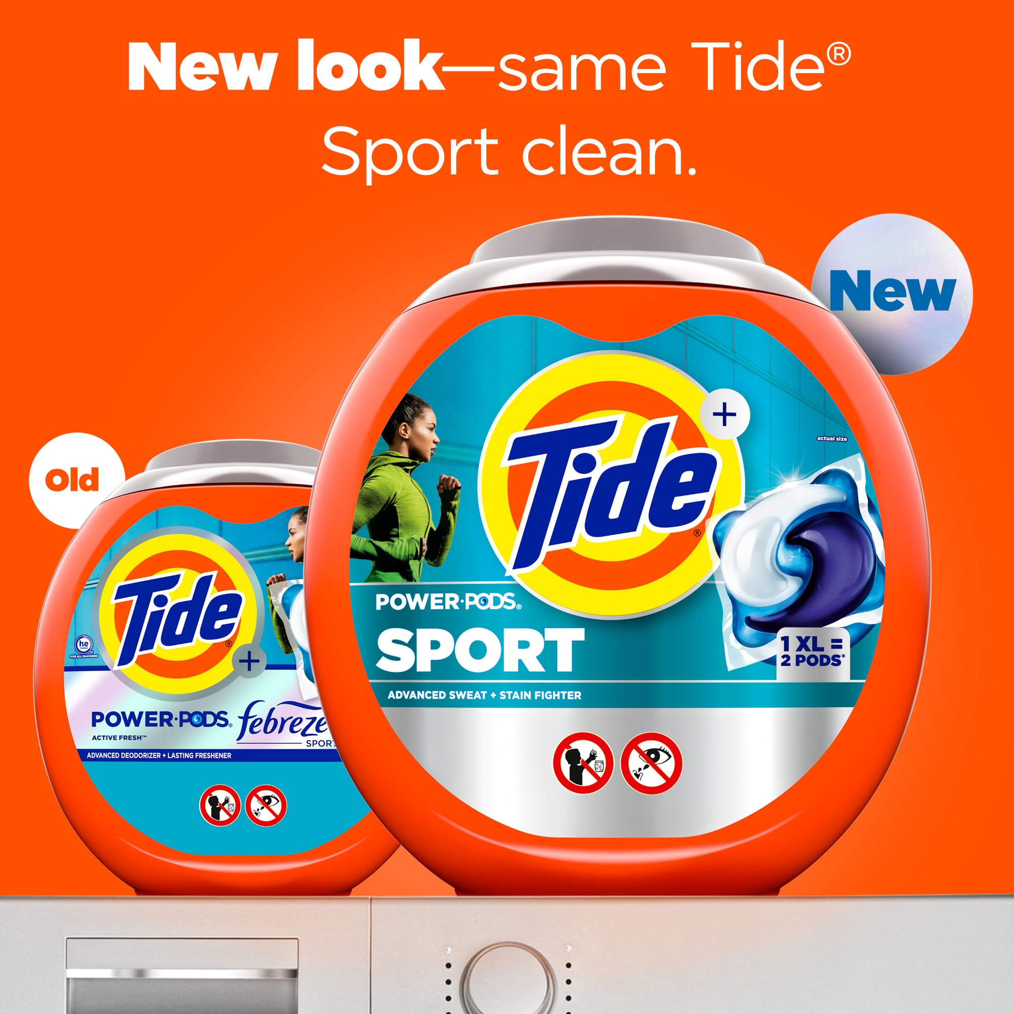 Tide Power PODS Detergent Pacs with Febreze Odor Eliminators


