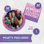KPop Demon Hunters Plates & Napkins Set | Licensed

