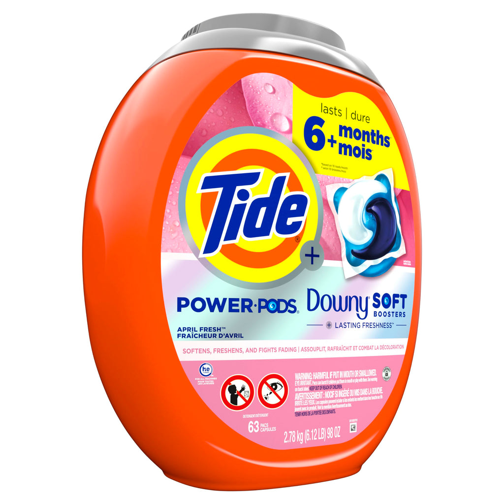 Tide Power PODS with Downy Soft Boosters Laundry Pods


