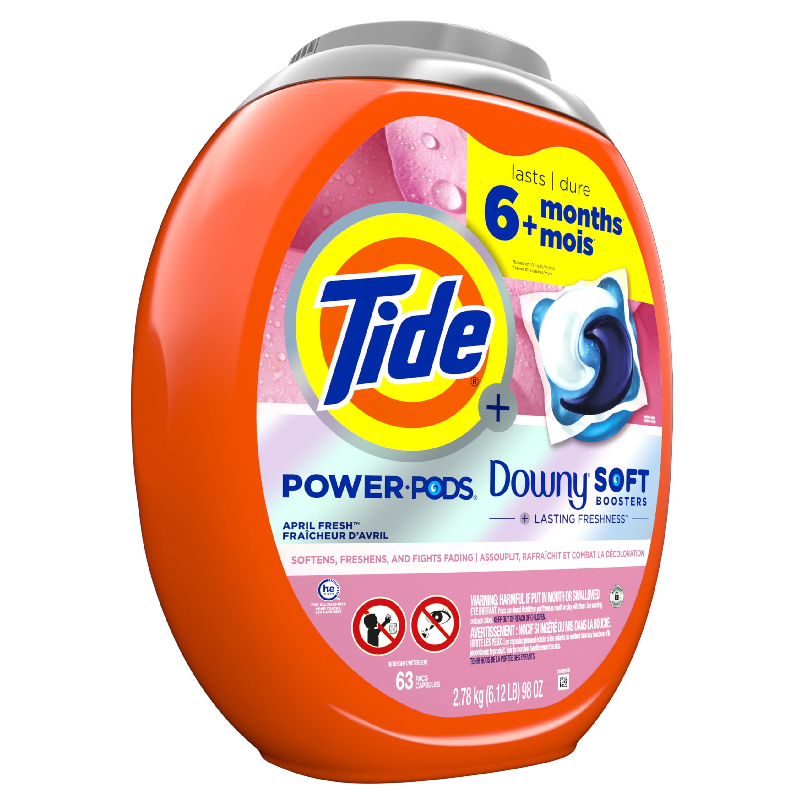 Tide Power PODS with Downy Soft Boosters Laundry Pods

