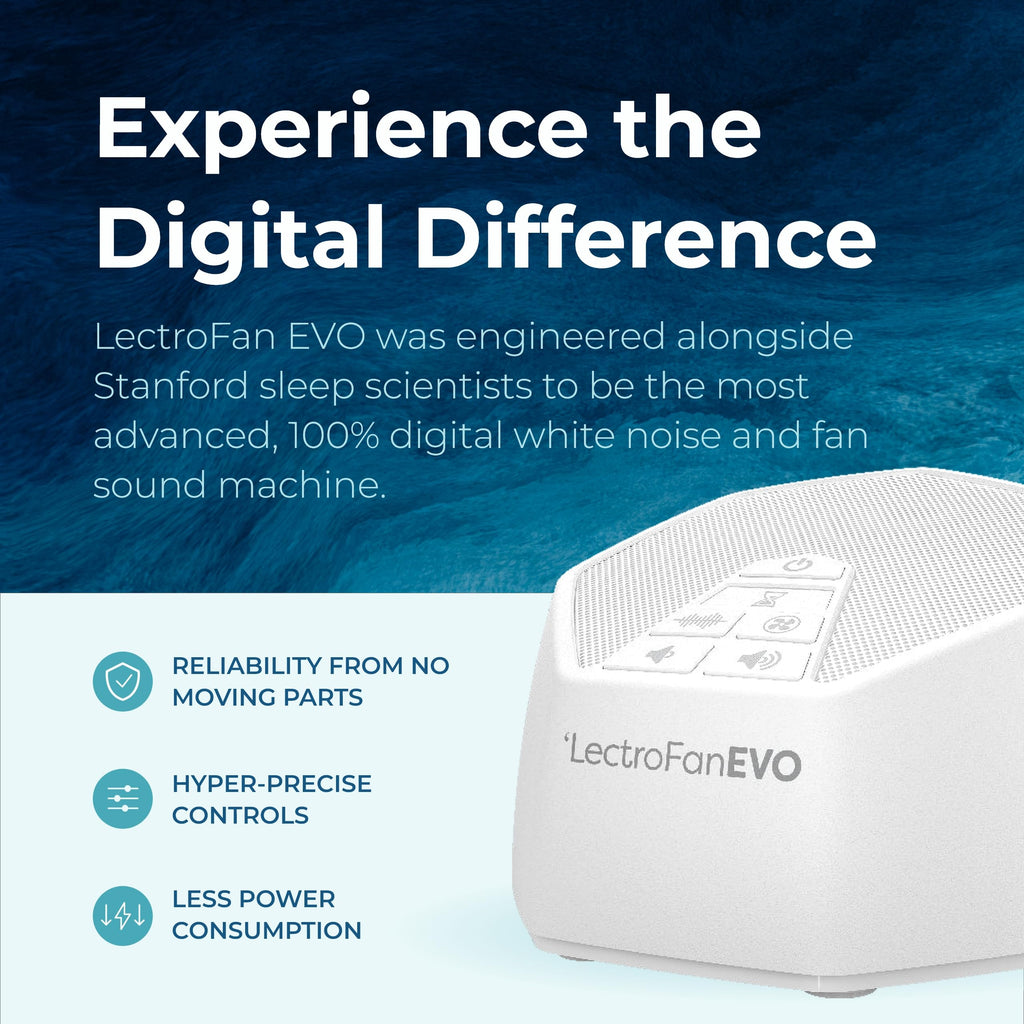 LectroFan EVO Sleep Sound Machine | Adaptive Sound Tech

