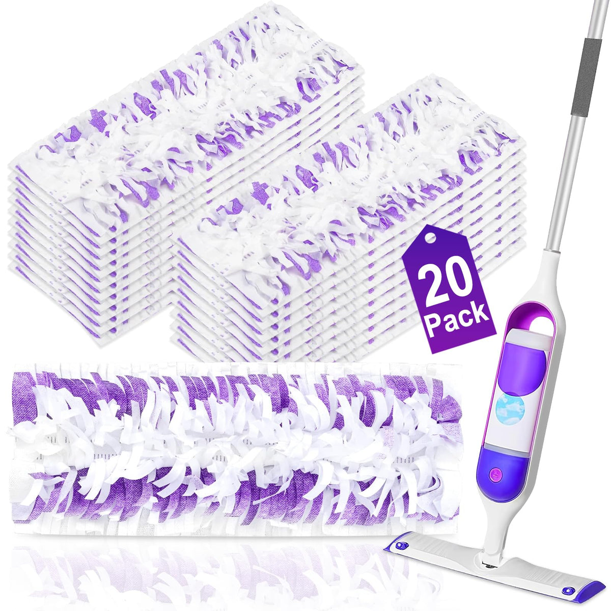 Swiffer Power Mop Pads – Disposable Multi-Surface Refills for Finished Floors