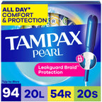 Tampax Pearl Tampons with LeakGuard Braid – Unscented

