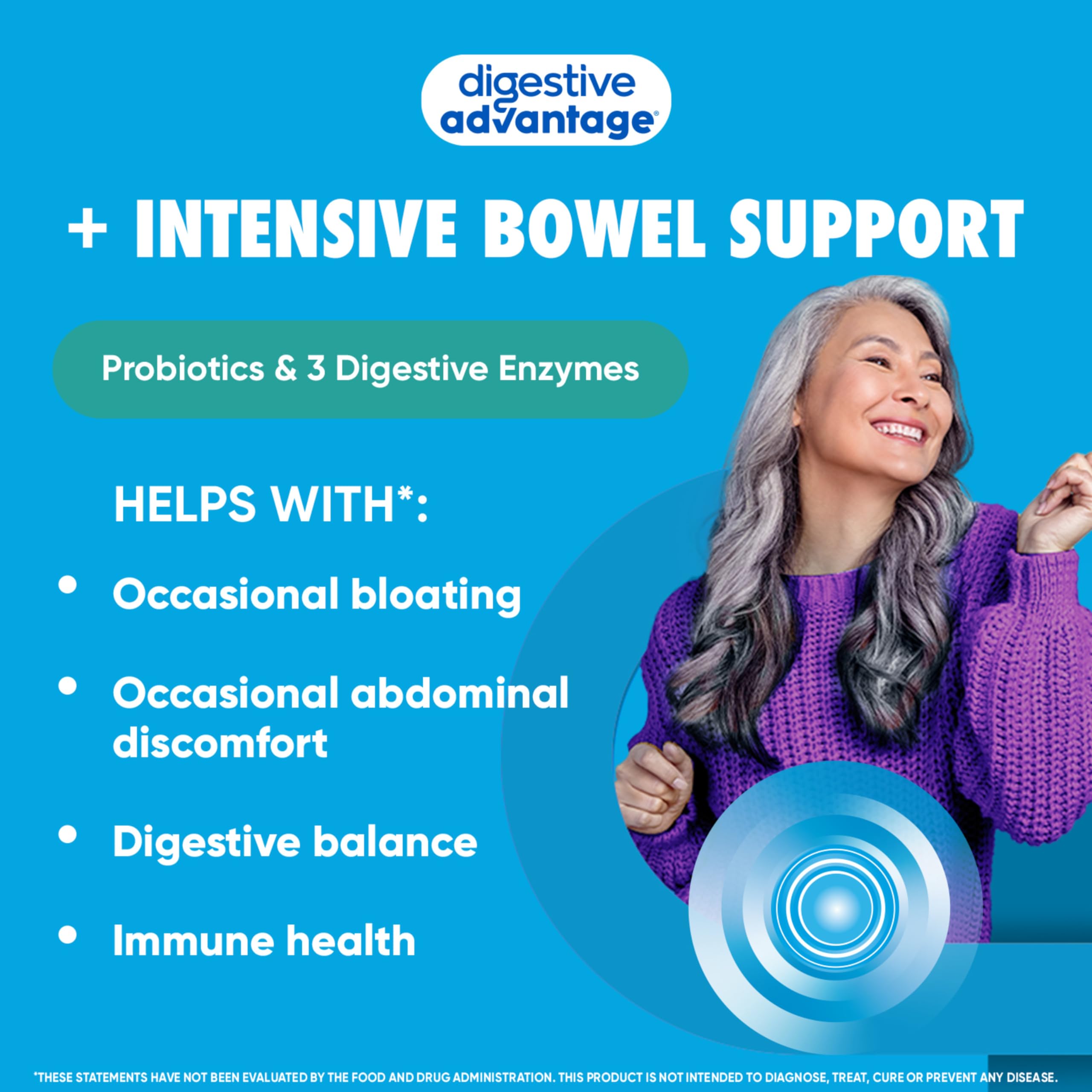 Digestive Advantage Probiotics for Women & Men with Enzymes

