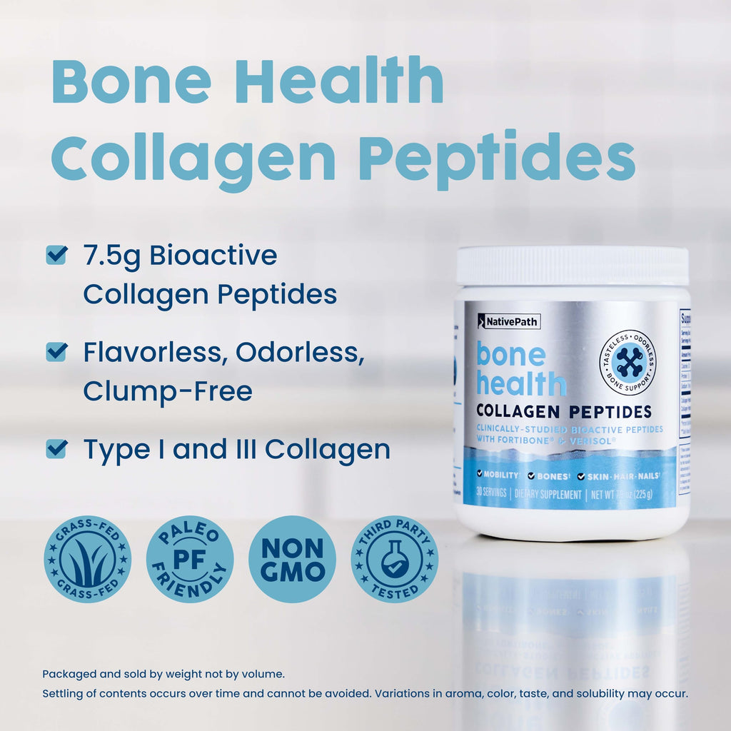NativePath Bone Health Collagen Peptides Type 1 & 3

