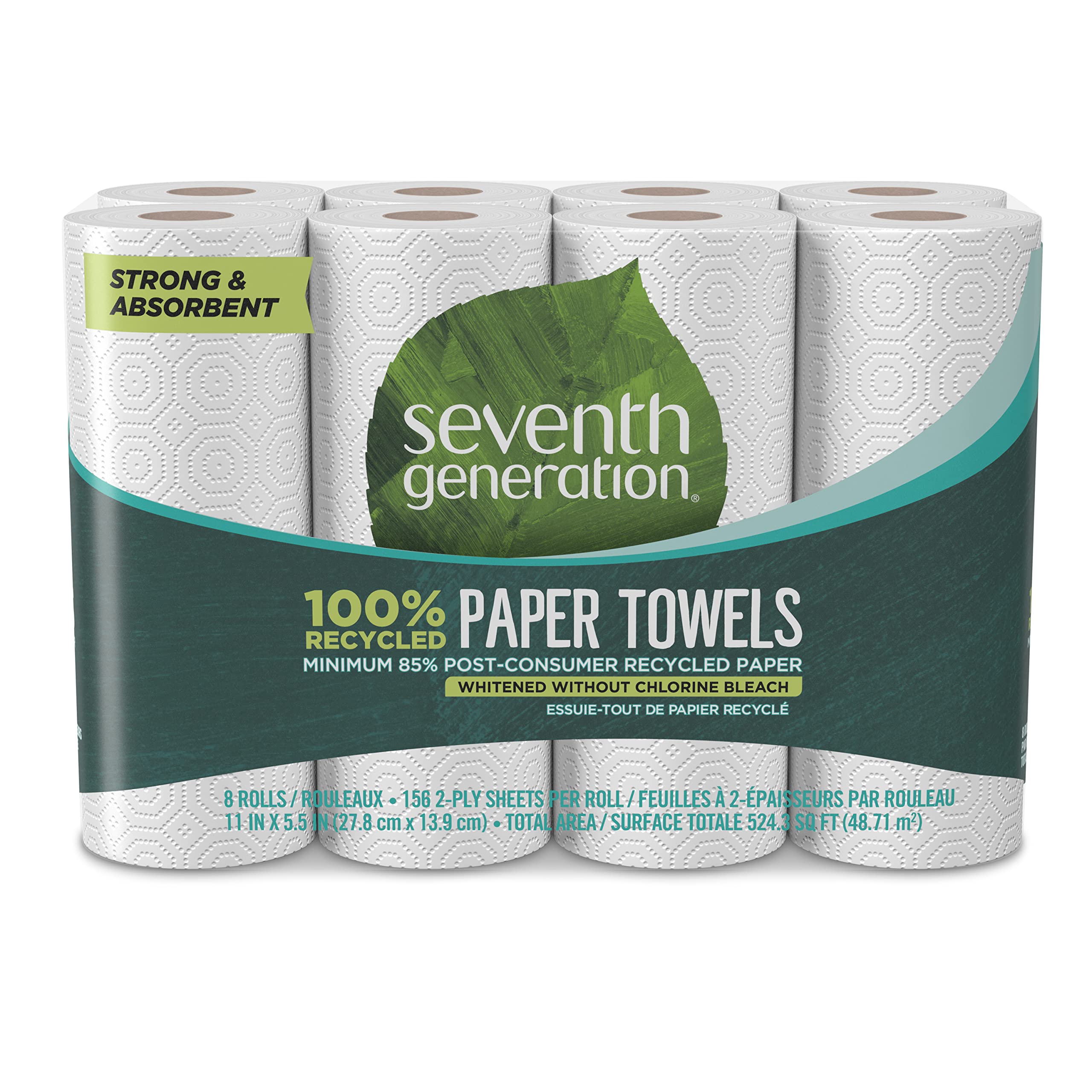 Seventh Generation Paper Towels 100% Recycled Chlorine Free