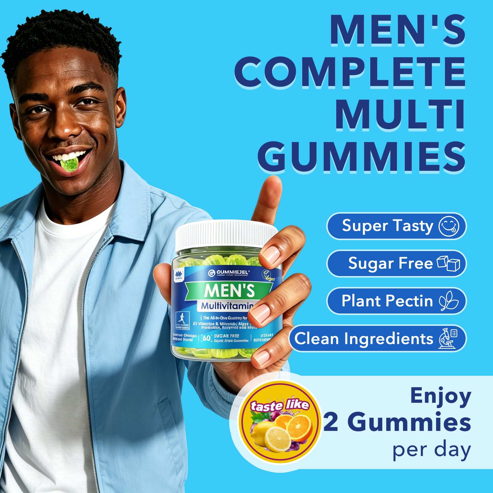 LILICARE Men's Multivitamin Gummies | Daily Support


