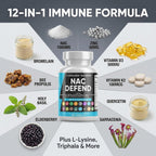Clean Nutra NAC Immune Support | D3 K2 Zinc Quercetin

