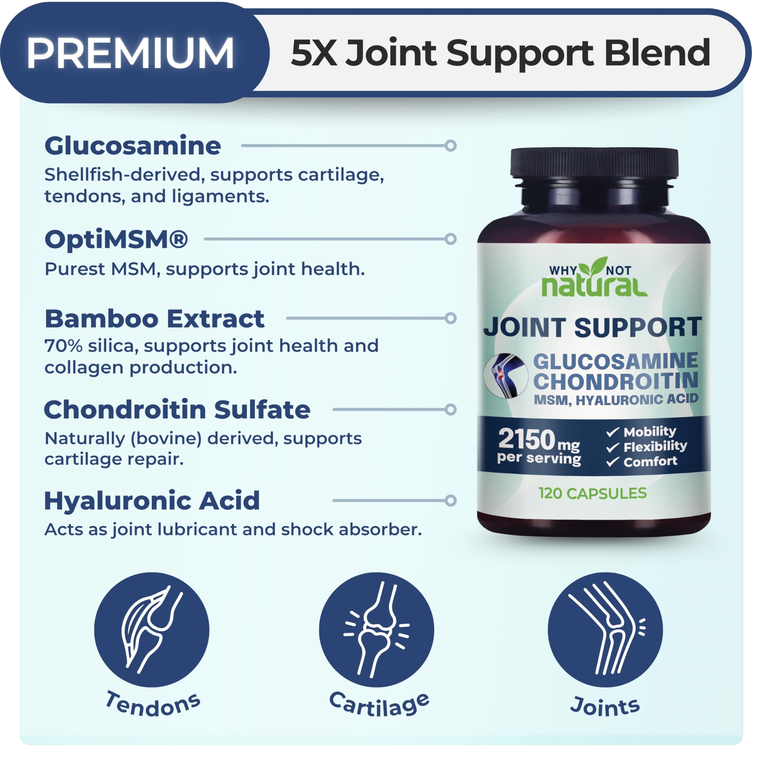 Joint Health Support Supplement for Flexible Joints

