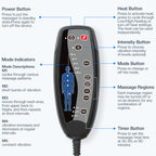 CILI Massage Chair Pad with Heat – Back Massager

