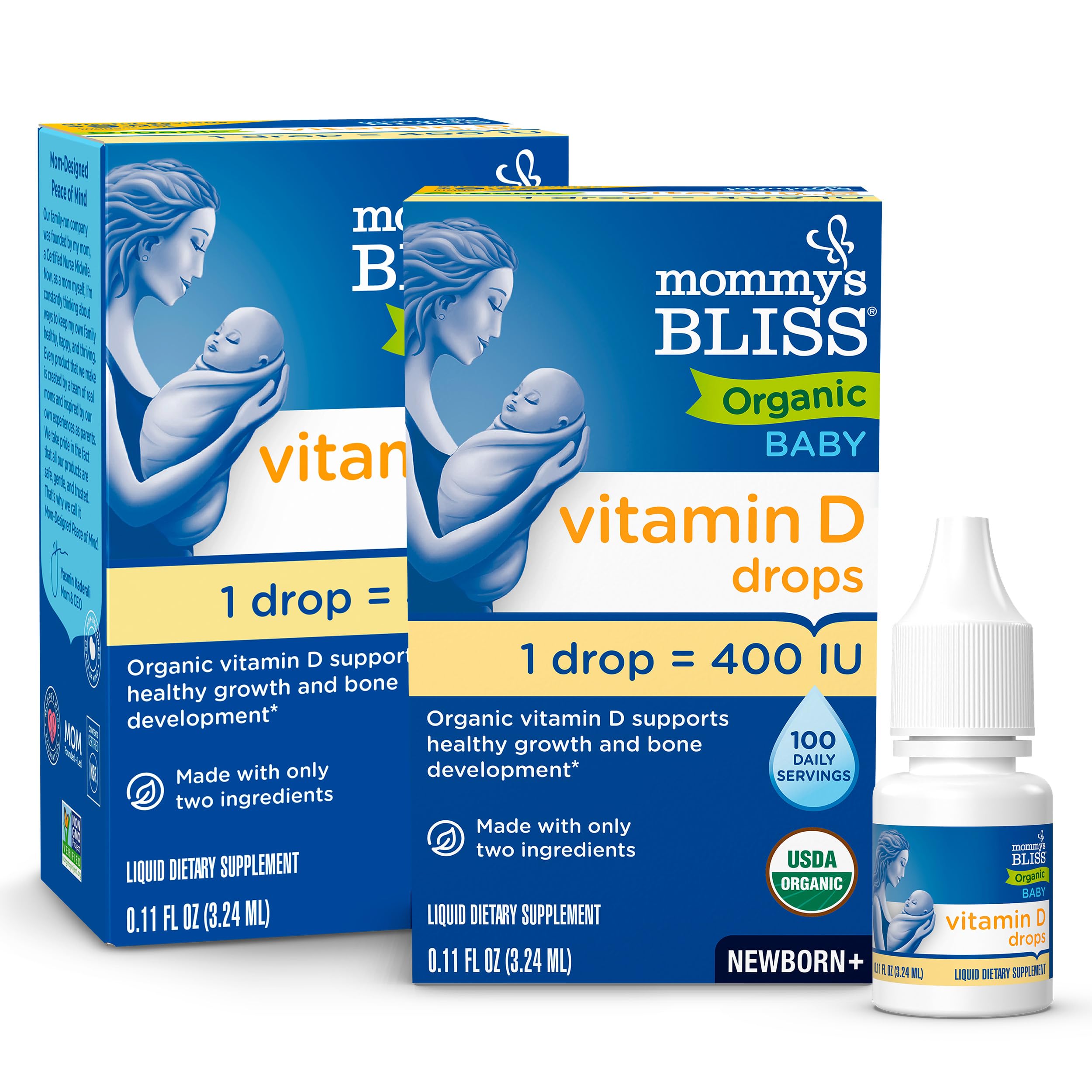 Mommy's Bliss Organic Baby Vitamin D Drops - 400 IU

