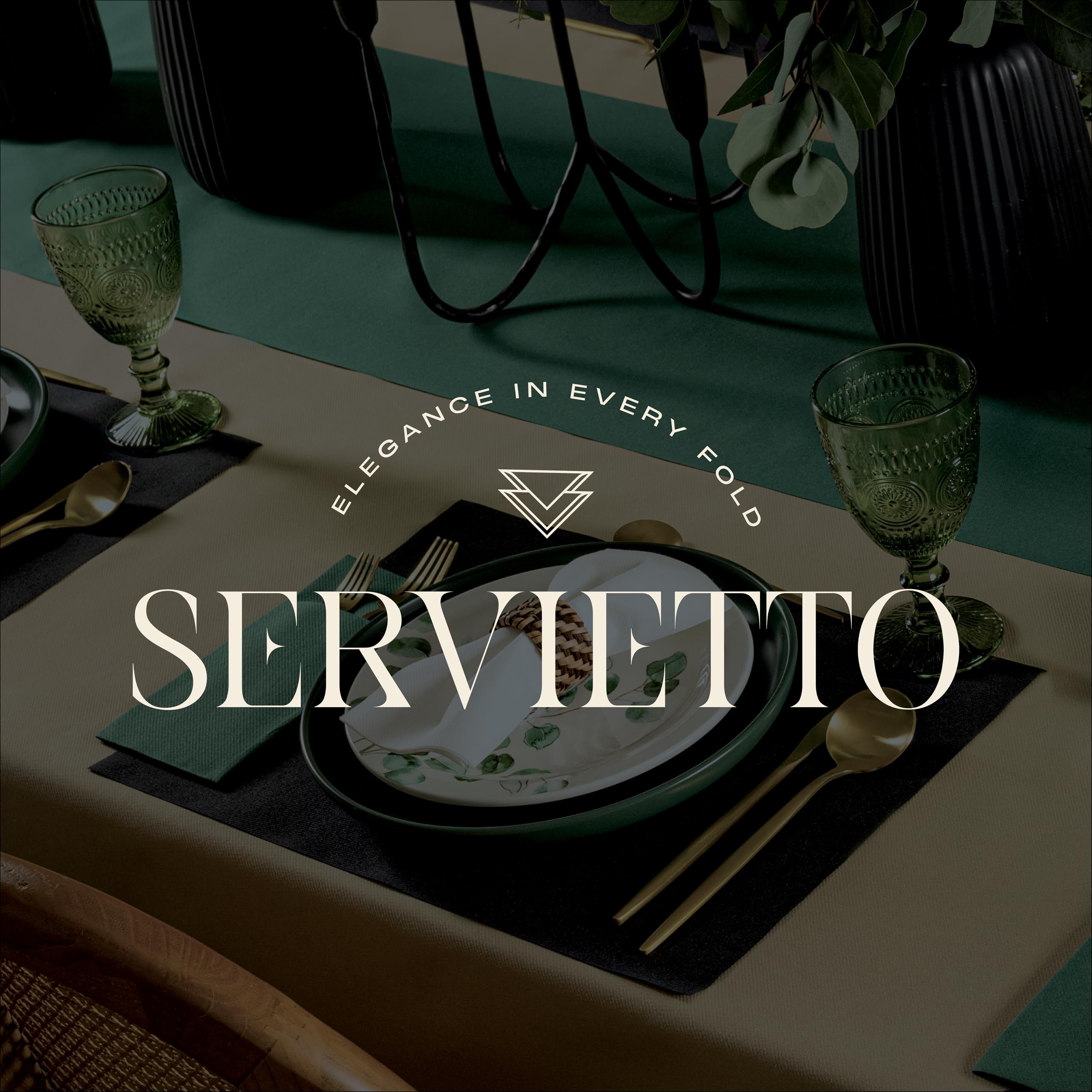 Servietto Linen-Feel Disposable Guest Towels

