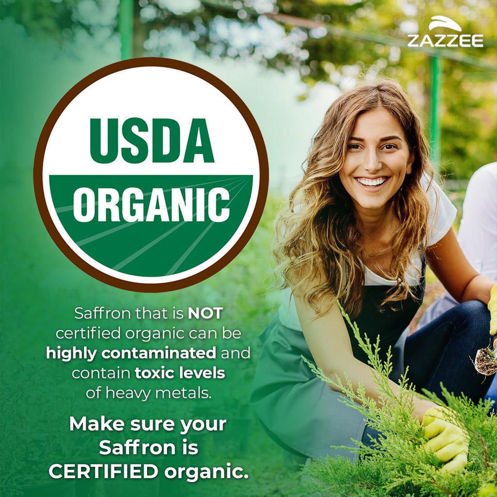 Saffron Extract Capsules by Zazzee

