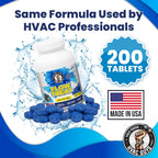 HVAC GUYS Flow Treat Tabs - AC Drain Cleaner

