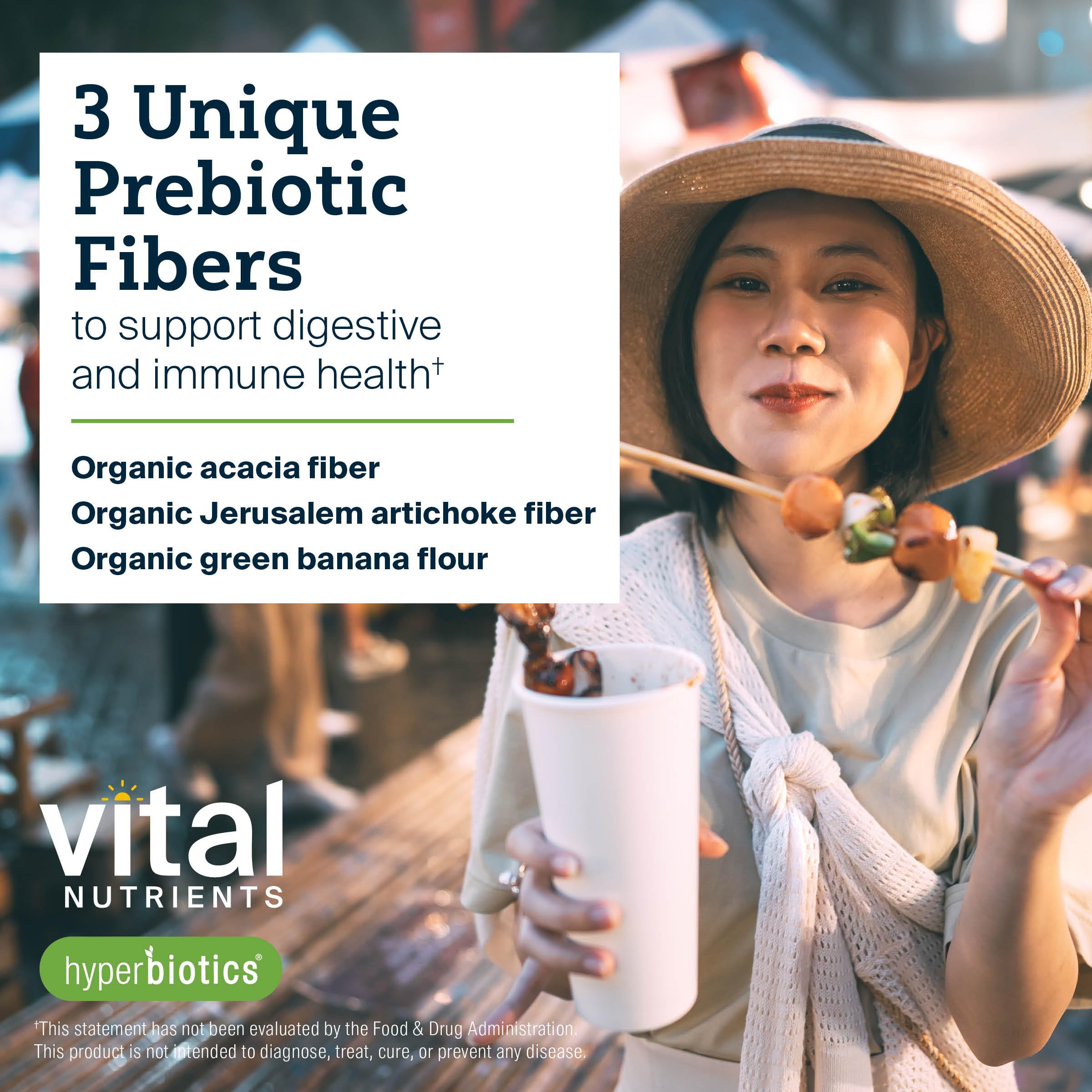 Prebiotic Fiber Powder | Hyperbiotics Vital Nutrients


