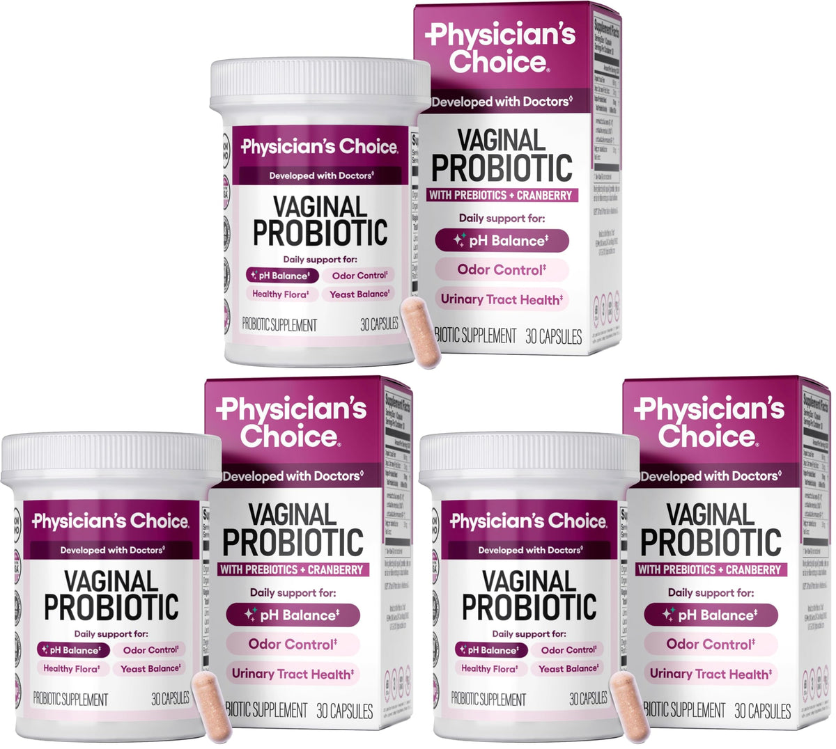 Physician's Choice Vaginal Probiotics for Women - Vaginal Health