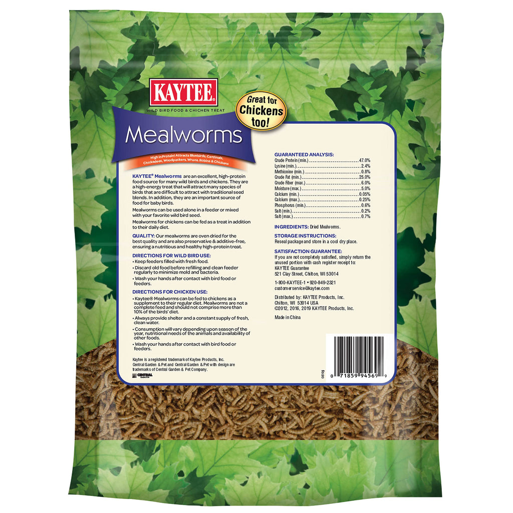 Kaytee Wild Bird Mealworms for Backyard Birds

