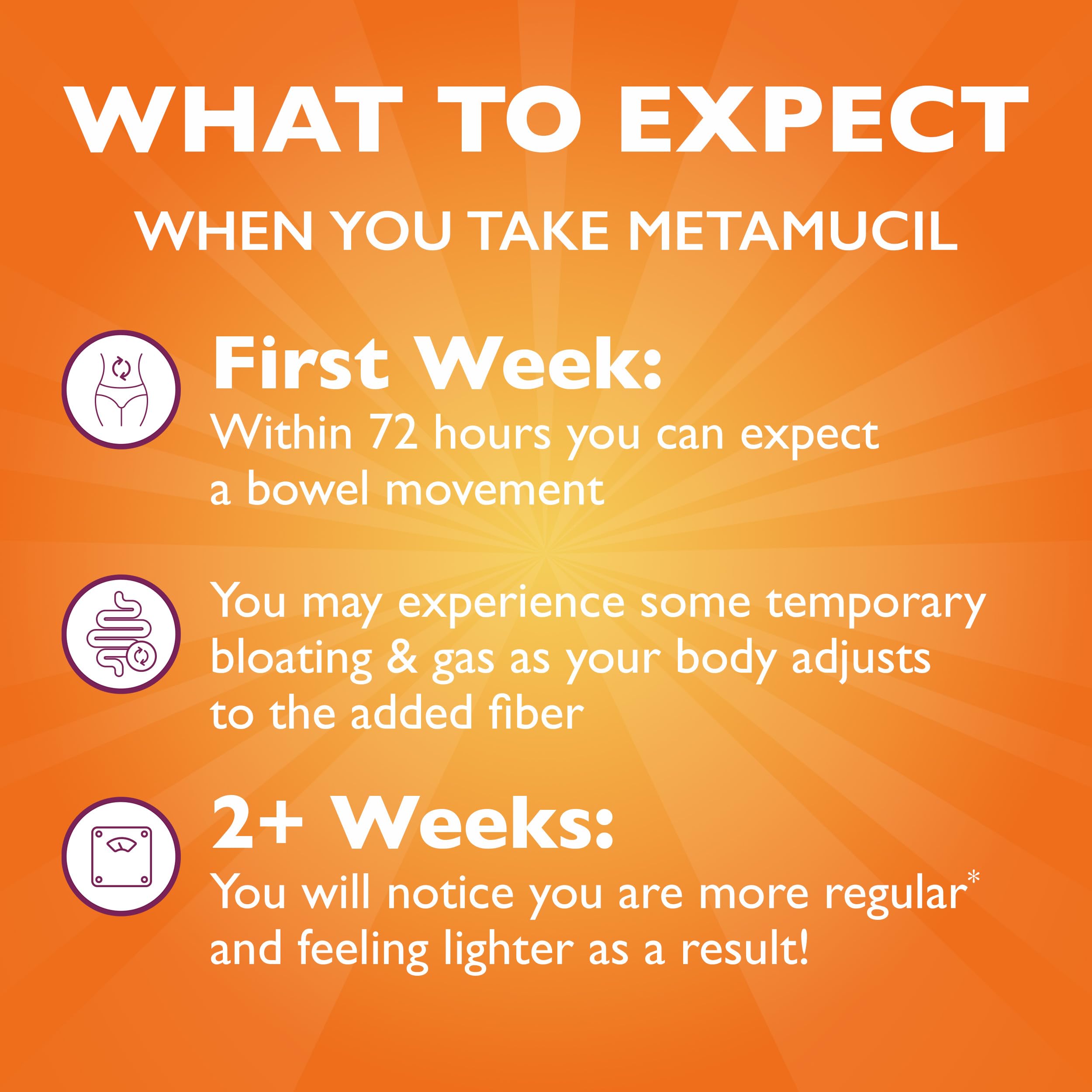 Metamucil Psyllium Husk Capsules 3-in-1 Fiber

