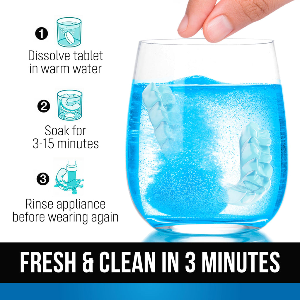 ZENGATE Retainer Cleaner Tablets for Dentures & Aligners


