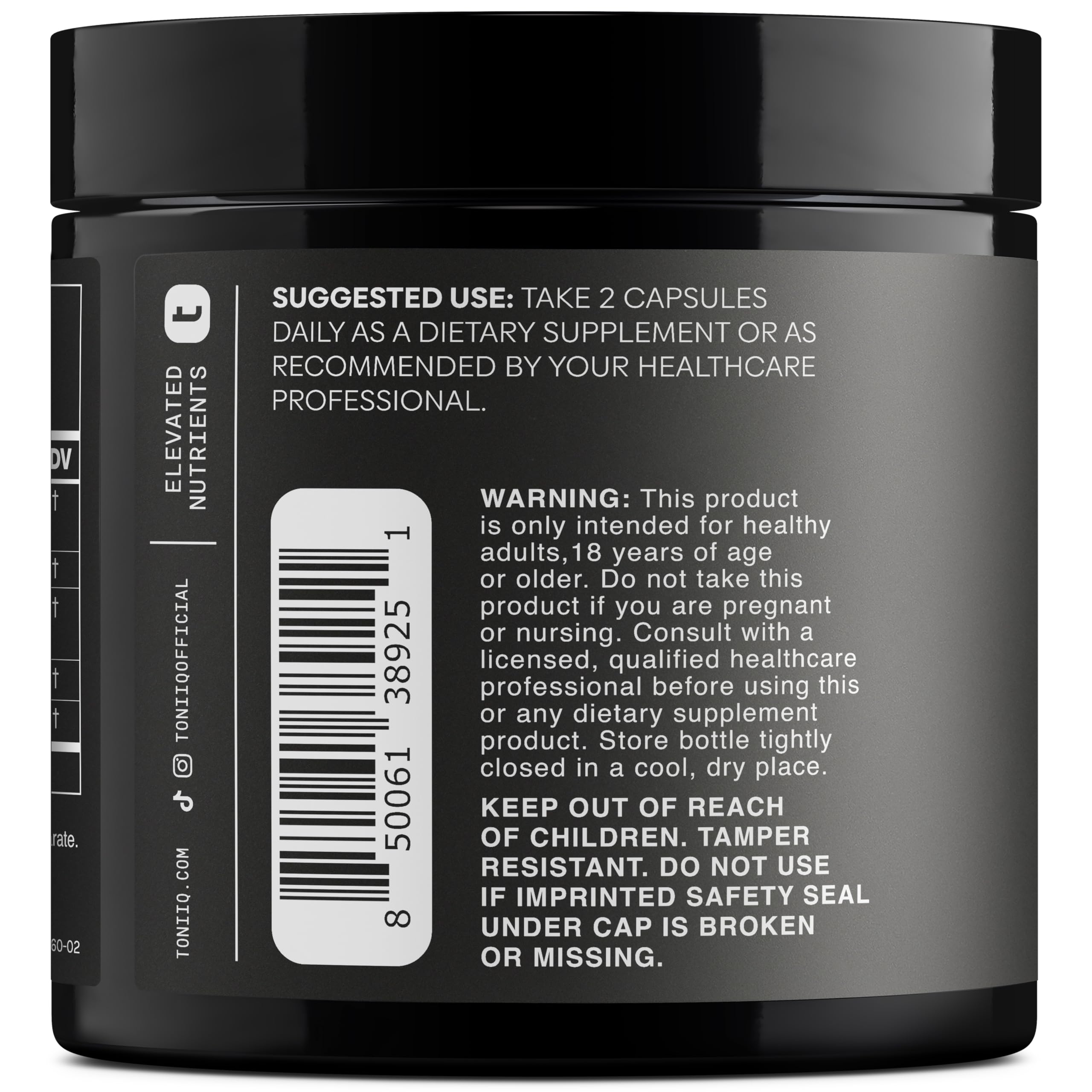Toniiq Dihydroberberine with GlucoVantage | High Potency

