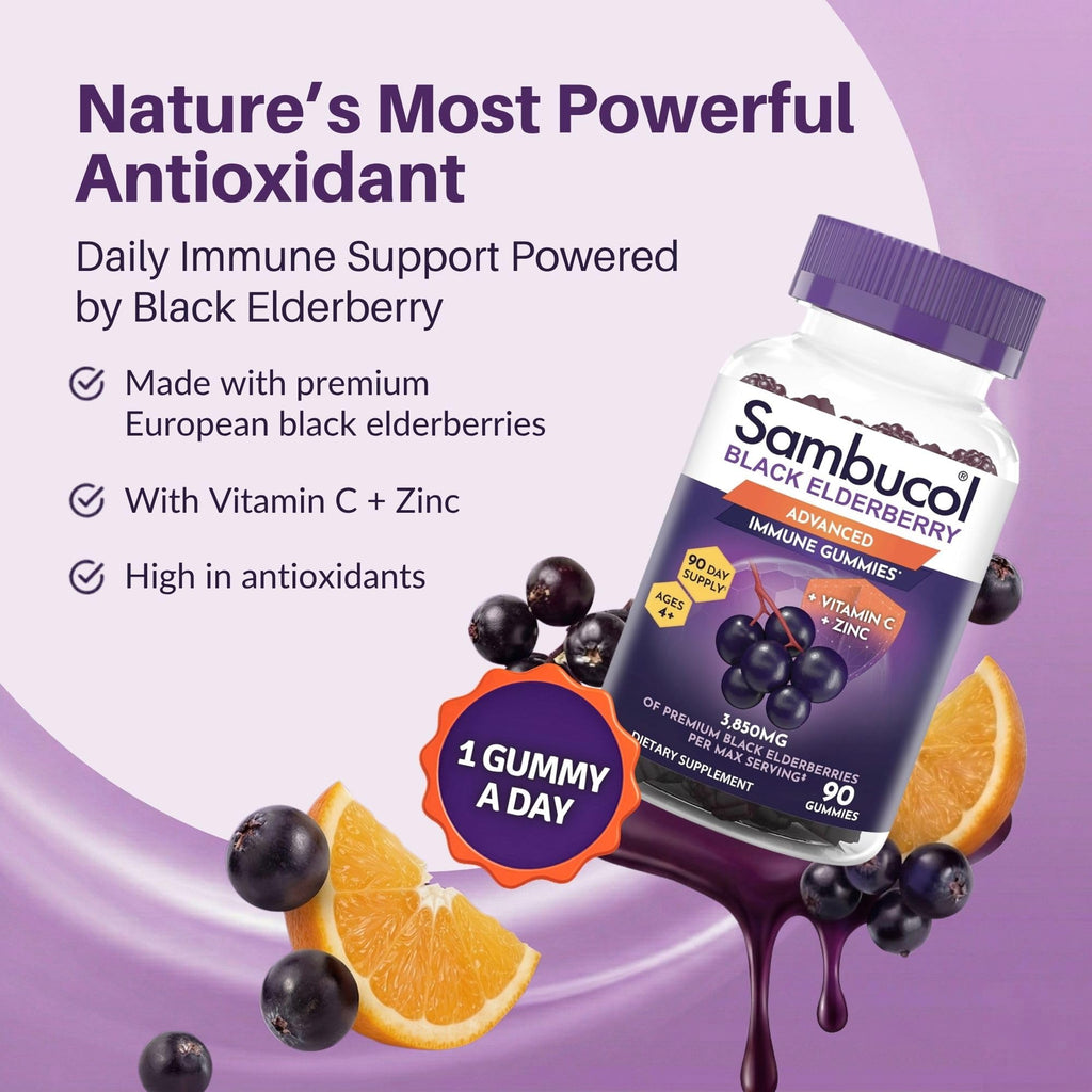 Sambucol Elderberry Gummies – Immune Support

