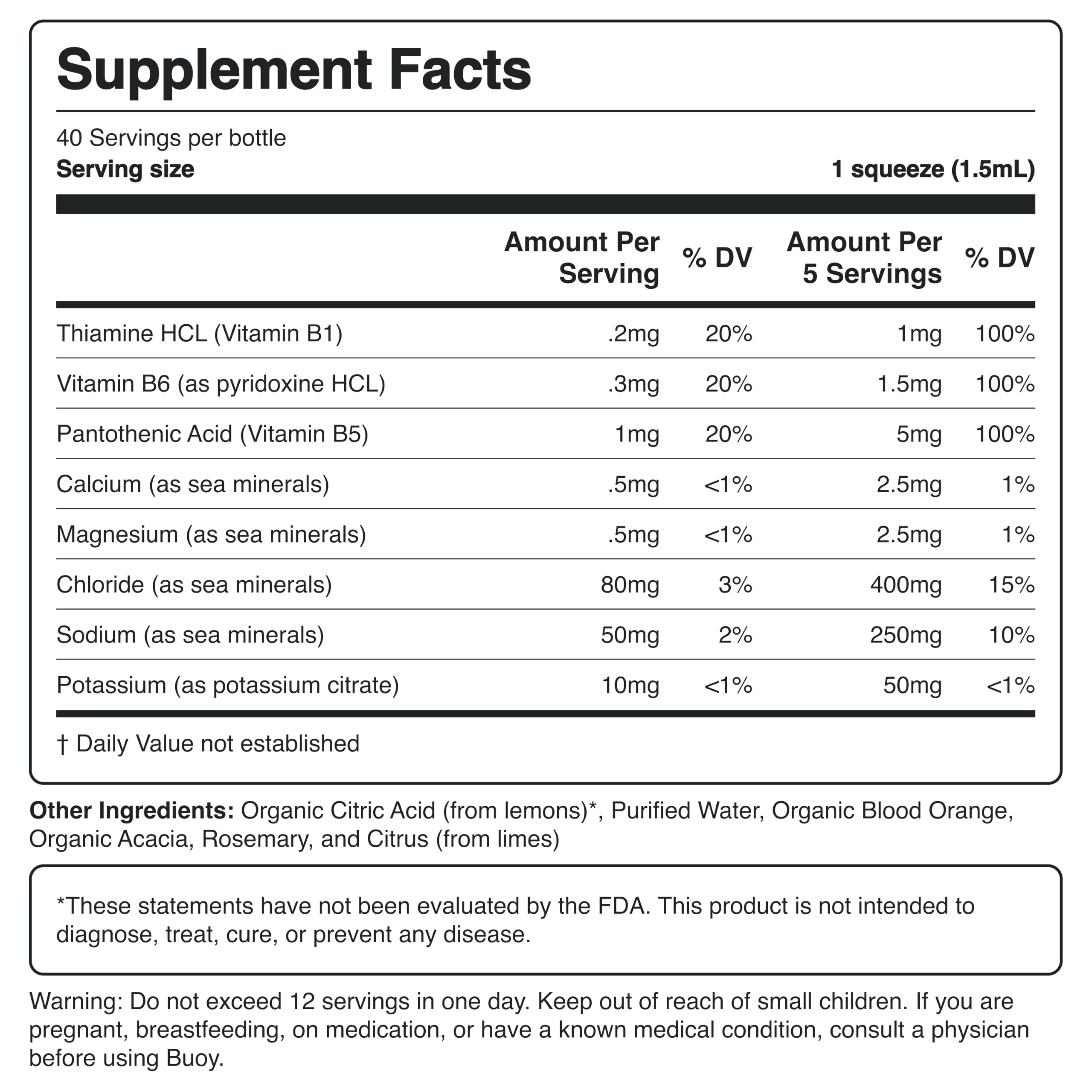 Buoy Electrolyte Drops | Hydration Supplement

