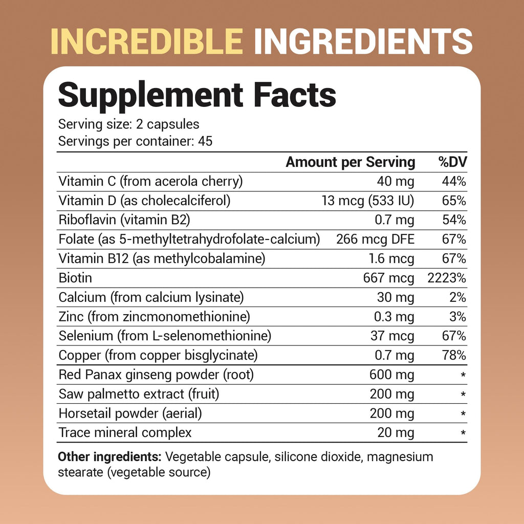 Dr. Berg Hair Skin Nails Vitamins - All-in-One

